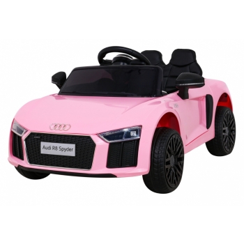 Auto na akumulator Audi R8 Spyder Różowy HL1818